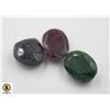 Image 1 : #140-SAPPHIRE,RUBY,EMERALD GEMSTONE  70.80CT