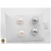 Image 1 : #199-NATURAL AKOYA PEARL EARRINGS 2 PAIR