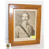 ANTIQUE WOOD FRAMED PHOTO OF LORD