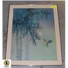 DAVID LEE 1978 HUMMINGBIRD FRAMED