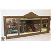 ANTIQUE WALL MIRROR 17.5 X 37.5 INCHES