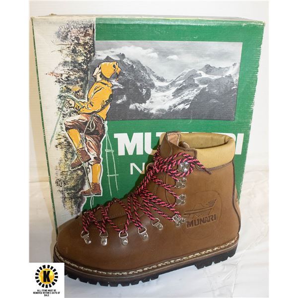 NEW MUZARI HIKING BOOTS SIZE 10 MADE IN ITALY