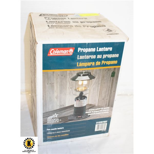 NEW COLMAN PROPANE LANTERN