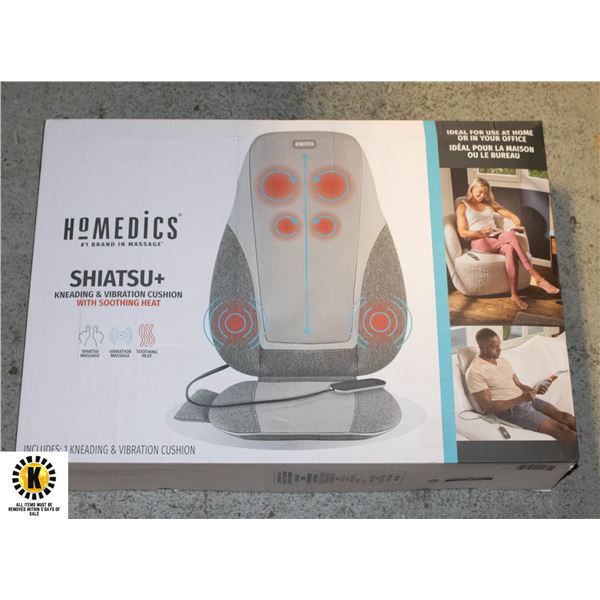 NEW IN BOX  HOMEDICS SHIATSU MASSAGE,