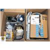 Image 1 : TWO BOXES WITH ELECTRICAL SUPPLIES