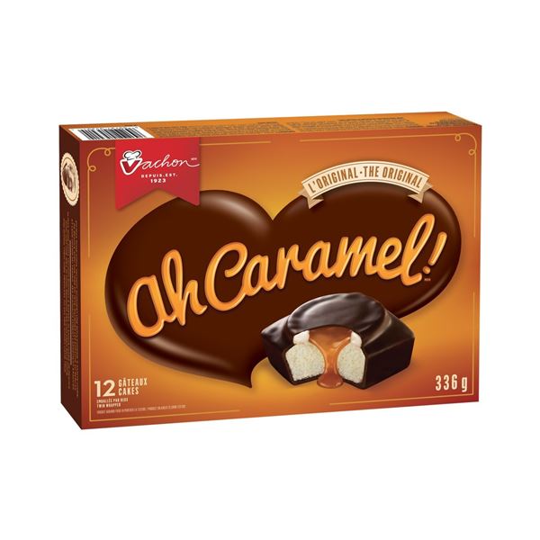 3 NEW BOXES OF VACHON AH CARAMEL CAKES - 12 CAKES