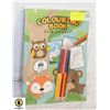 Image 1 : NEW SET OF 2 COLOURING BOOKS, CUTE ANIMALS &