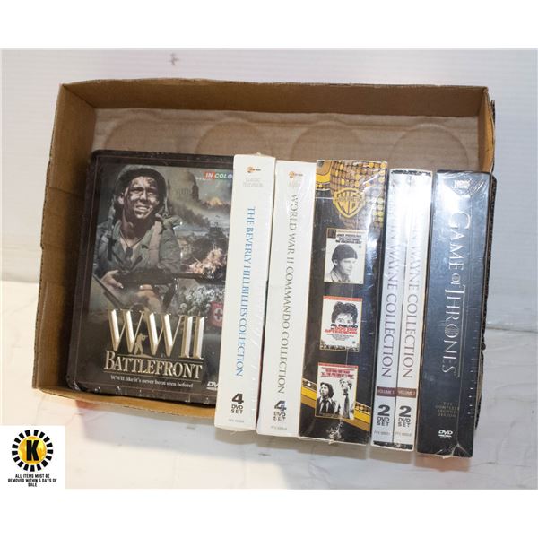 SEALED (6) DVD SETS MOVIES