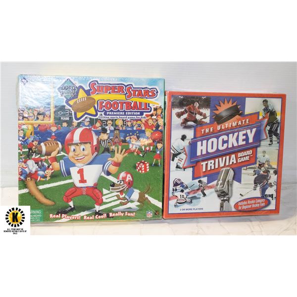 SEALED (2) SPORTS BOARD GAMES