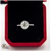 Image 1 : #497-2.0 CARAT GRA CERTIFIED MOISSANITE VVS D SET