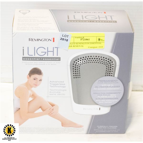 SEALED REMINGTON ESSENTIAL HAIR REMOVAL