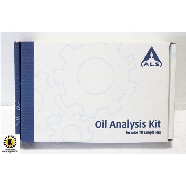 10 PCS OIL ANALYSISKIT INCLUDES 10 SAMPLE