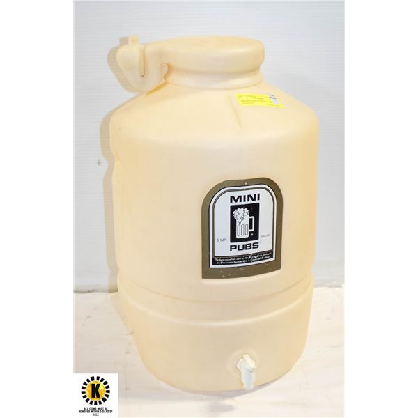 MINI PUB BEER FERMENTERS 5 GALLONS