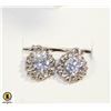 ESTATE SOLITAIRE EARRINGS IN BOX-ESTATE