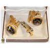 Image 1 : ESTATE VINTAGE IMPERIAL CUFFLINKS & TIE BAR IN