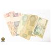 Image 1 : LOT OF 6 VARIOUS OLD WORLD BANK NOTES, AS IS