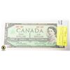 Image 1 : 1867-1967 CANADA CENTENNIAL $1 NOTE, CIRCULATED
