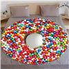 180CM SPRINKLED DONUT PRINT FUNNY FOOD BLANKET