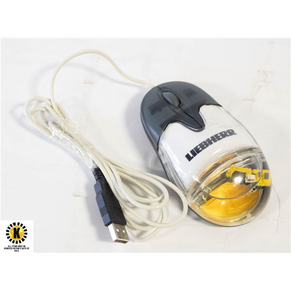 Novilty Mouse LIEBHERR EXCAVATOR NOVELTY MOUSE