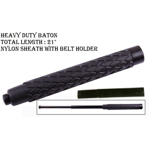 21  RETRACTABLE BATON WITH BELT LOOP, SHEATH & BOX