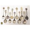 BAG OF VARIOUS COLLECTORS SPOONS