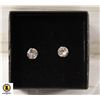 STERLING SILVER CUBIC ZIRCONIA EARRINGS