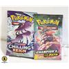 Image 1 : LOT OF 2 GENUINE POKEMON BOOSTER PACKS, NEW
