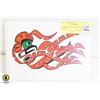 Image 1 : 2021 WEST COAST HAIDA ART CARD, OCTOPUS