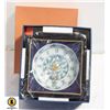 Image 1 : MODERN PORCELAIN QUARTZ CLOCK- NEW IN BOX