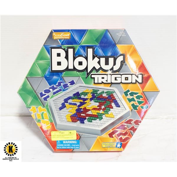 BLOKUS TRIQON BRAIN BUILDING GAMES- NEW IN BOX