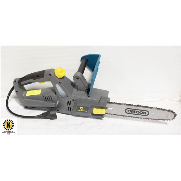 YARDWORKS "OREGON" 120V POLESAW/ CHAINSAW