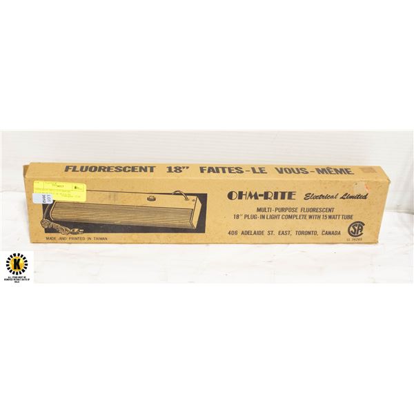 OHM-RITE MULTI PURPOSE FLOURESCENT 18" PLUG IN