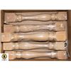 Image 1 : WOOD SPINDLES- 12" X6