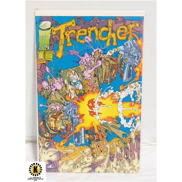 IMAGE TRENCHER #1 SIGNED KEITH GIFFEN COMIC