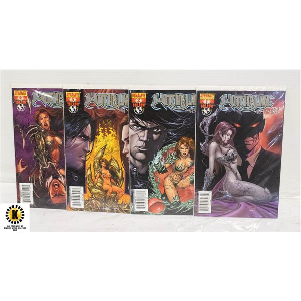 WITCHBLADE SHADES OF GREY #1-4 SIGNED COMIC SET