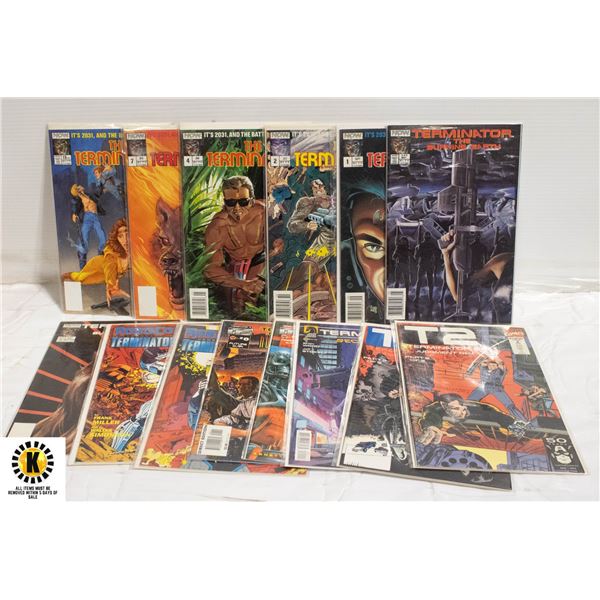THE TERMINATOR MISC COMIC LOT
