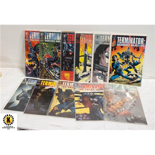 THE TERMINATOR MINI SERIES COMIC LOT