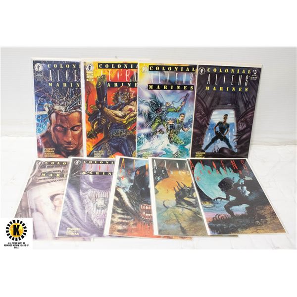 ALIENS GENOCIDE/COLONIAL MARINES COMIC LOT