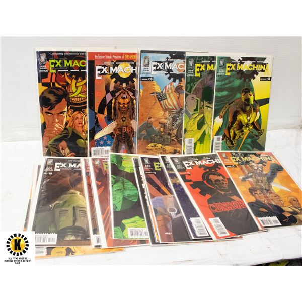 DC/WILDSTORM EX MACHINA #1-18 COMIC SET