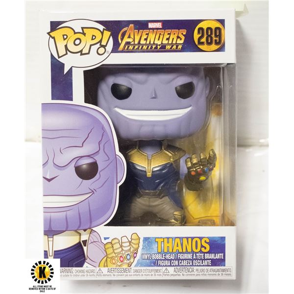 FUNK POP AVENGERS INFINITY WAR THANOS #289 BOBBLE