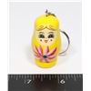 NEW NESTING DOLL THEME KEY CHAIN. SOLID PIECE. DO