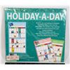 NEW 2024 16 MONTH HOLIDAY-A-DAY CALENDAR