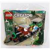 Image 1 : NEW LEGO CREATOR 73PC WINTER HOLIDAY TRAIN SET