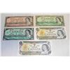 5 VINTAGE BANK OF CANADA BILLS