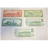 Image 2 : 5 VINTAGE BANK OF CANADA BILLS