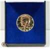 Image 1 : 1980 JFK 24K GOLD PLATED 1/2 DOLLAR KENNEDY COIN