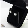 Image 2 : 2.30 CARAT MOISSANITE EARRINGS SET IN 925 SILVER