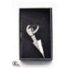 NEW SILVER ALLOY ARROWHEAD PENDANT WITH CHAIN