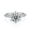 Image 3 : 3 CT GRA CERTIFIED MOISSANITE 925 STERLING SILVER