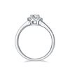 Image 3 : 0.5CT GRA CERTIFIED MOISSANITE 925 STERLING SILVER